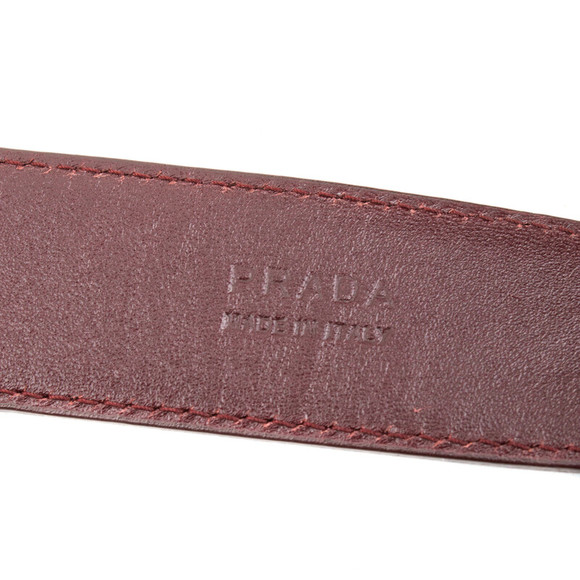 Prada Milano Belt Men size 100 Bordo - Picture 4 of 4